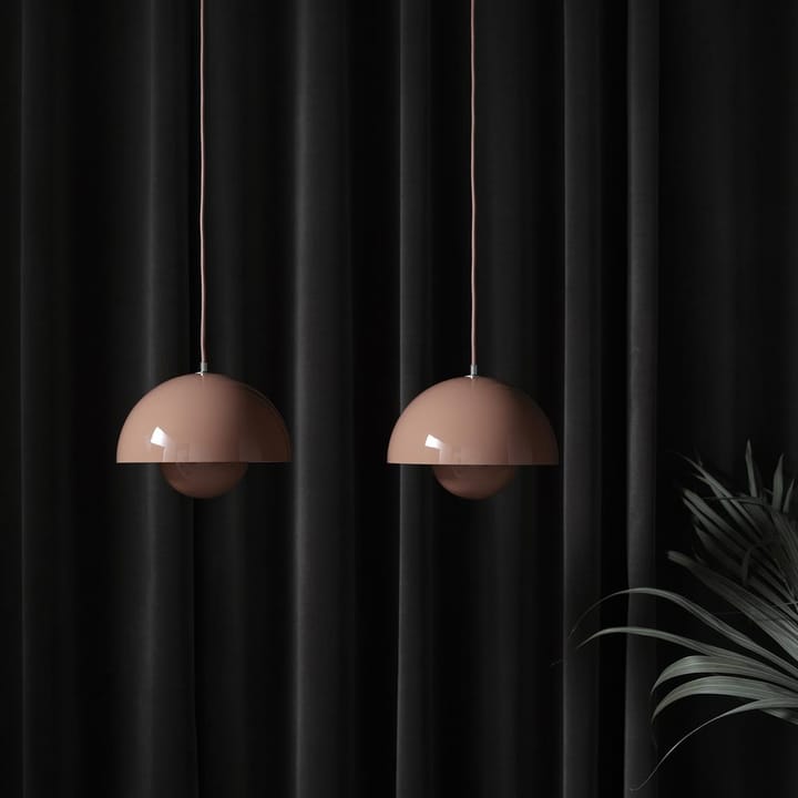 Flowerpot VP1 riippuvalaisin, Beige-punainen &Tradition
