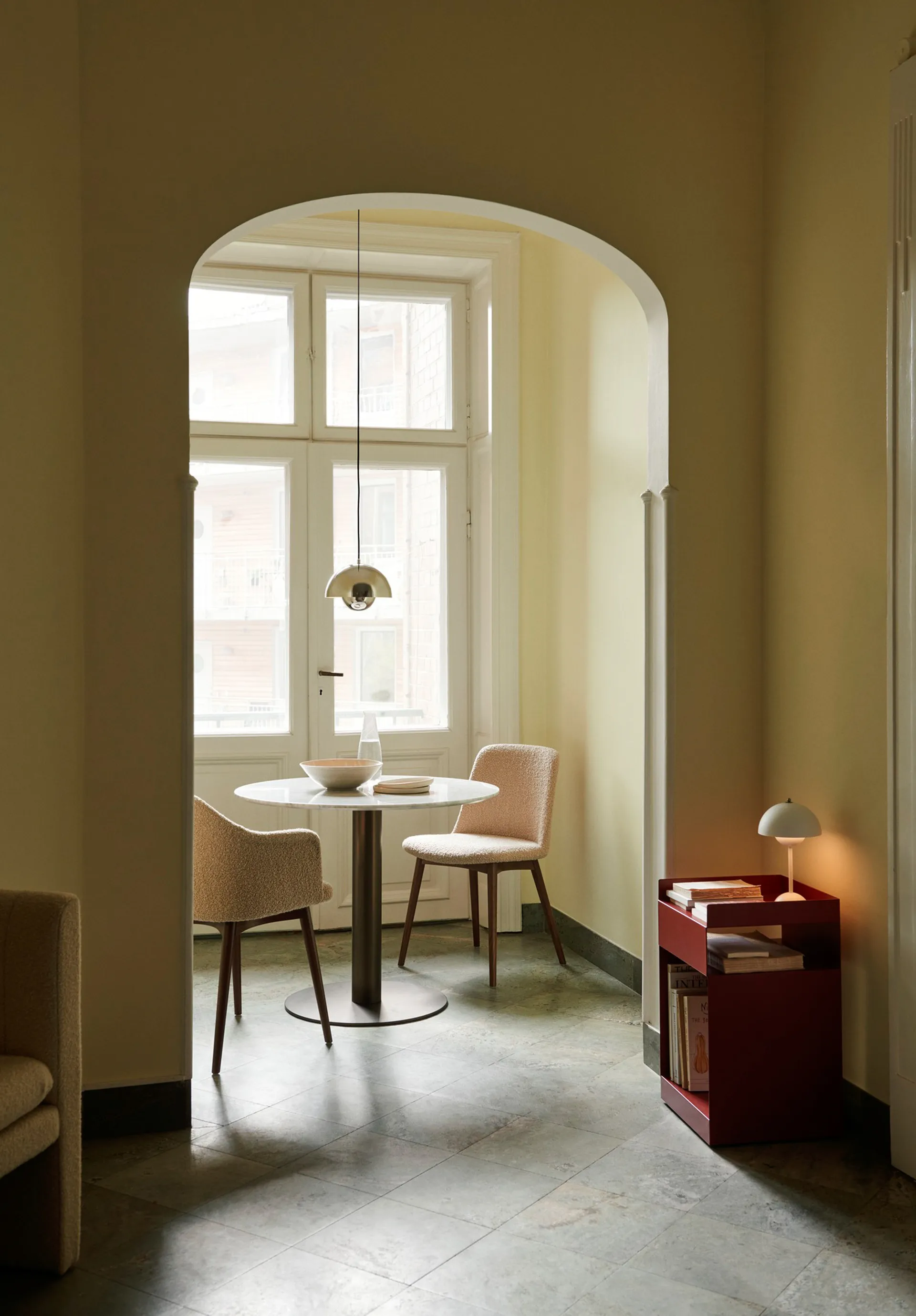 Flowerpot VP1 riippuvalaisin, Chrome-plated &Tradition