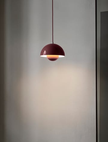 Flowerpot VP1 riippuvalaisin - Dark plum - &Tradition