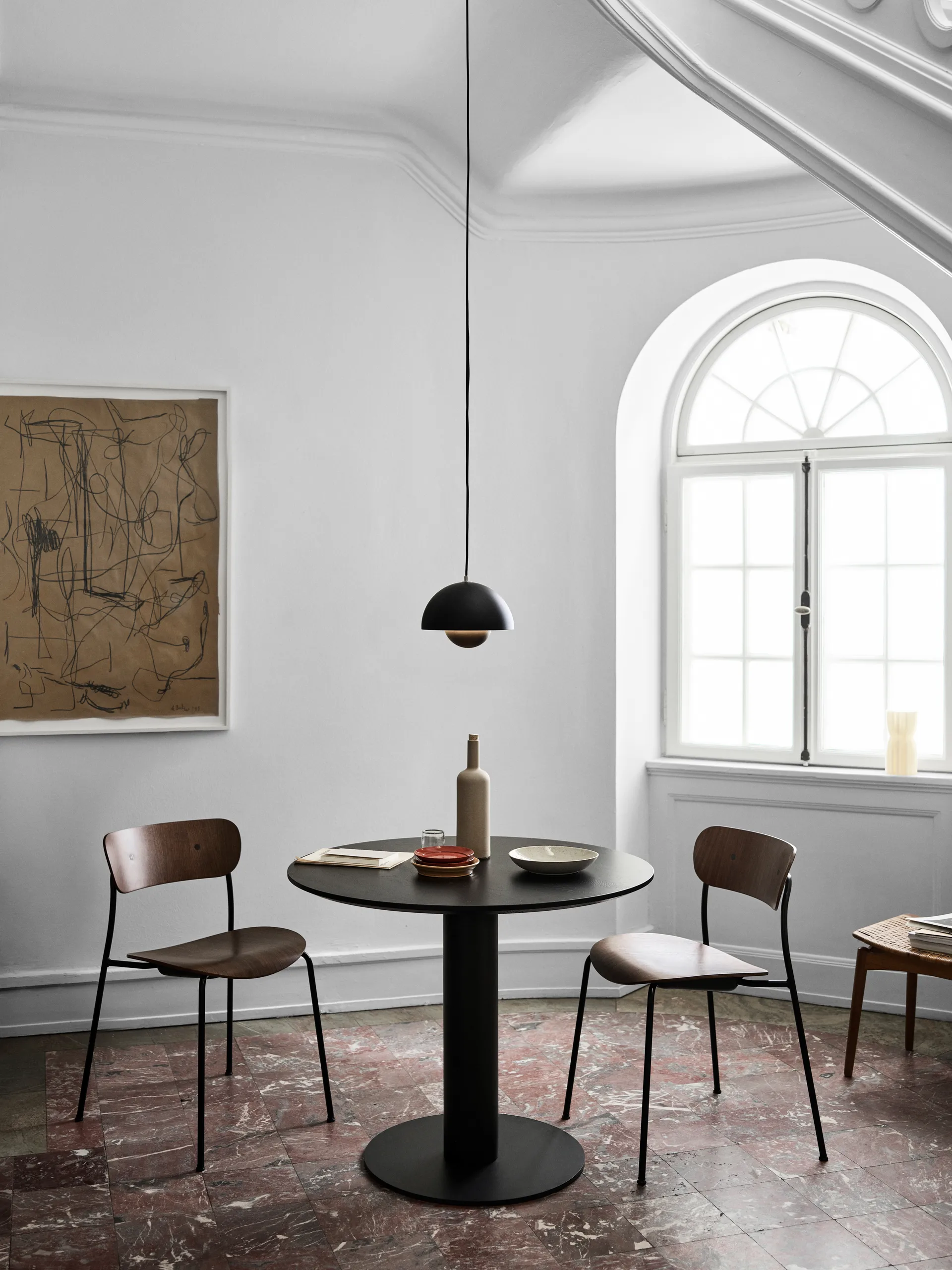 Flowerpot VP1 riippuvalaisin, Matta musta &Tradition