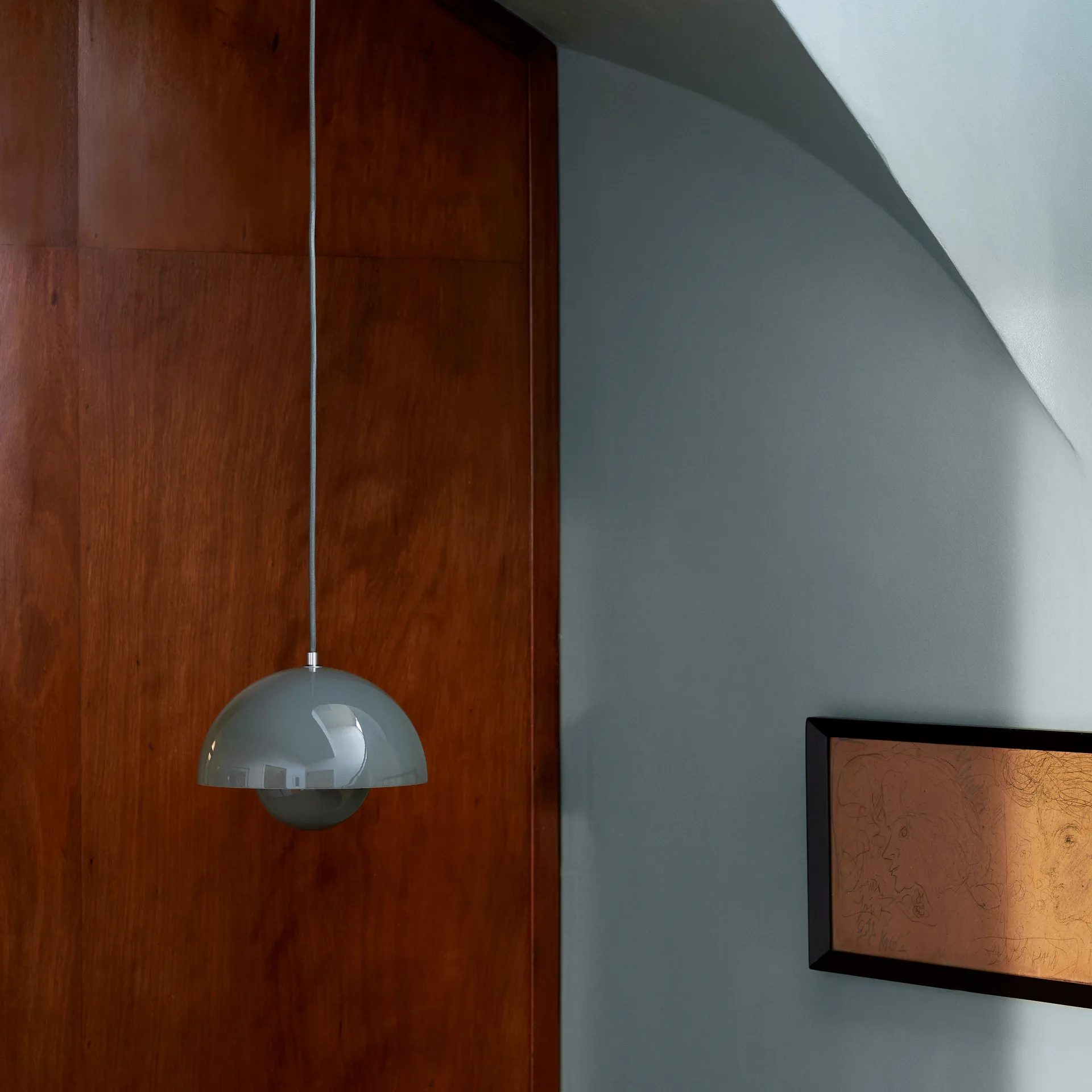 Flowerpot VP1 riippuvalaisin, Stone blue &Tradition