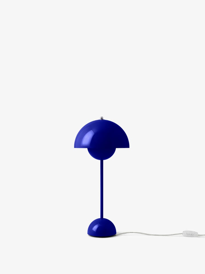 FlowerPot VP3 pöytävalaisin, Cobalt blue &Tradition