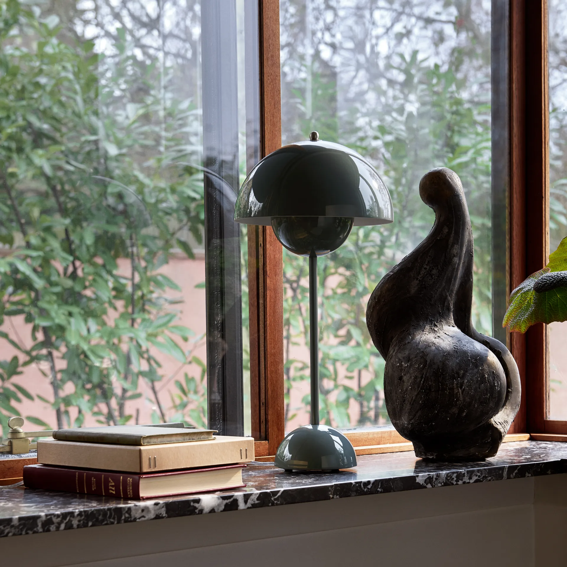 FlowerPot VP3 pöytävalaisin, Stone blue &Tradition