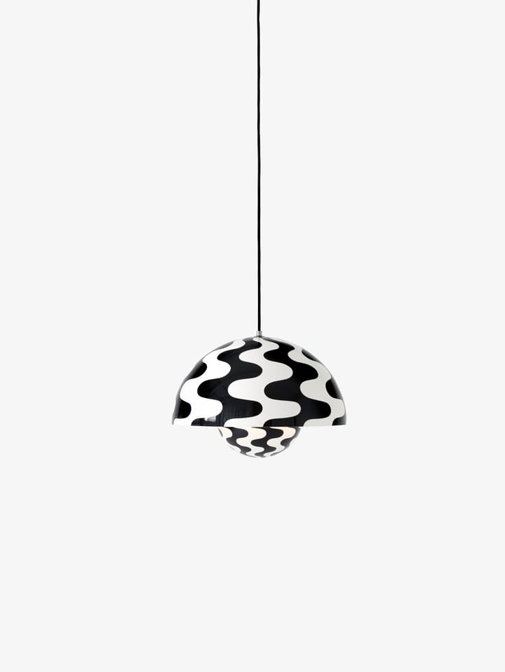 Flowerpot VP7 riippuvalaisin, Black-white pattern &Tradition