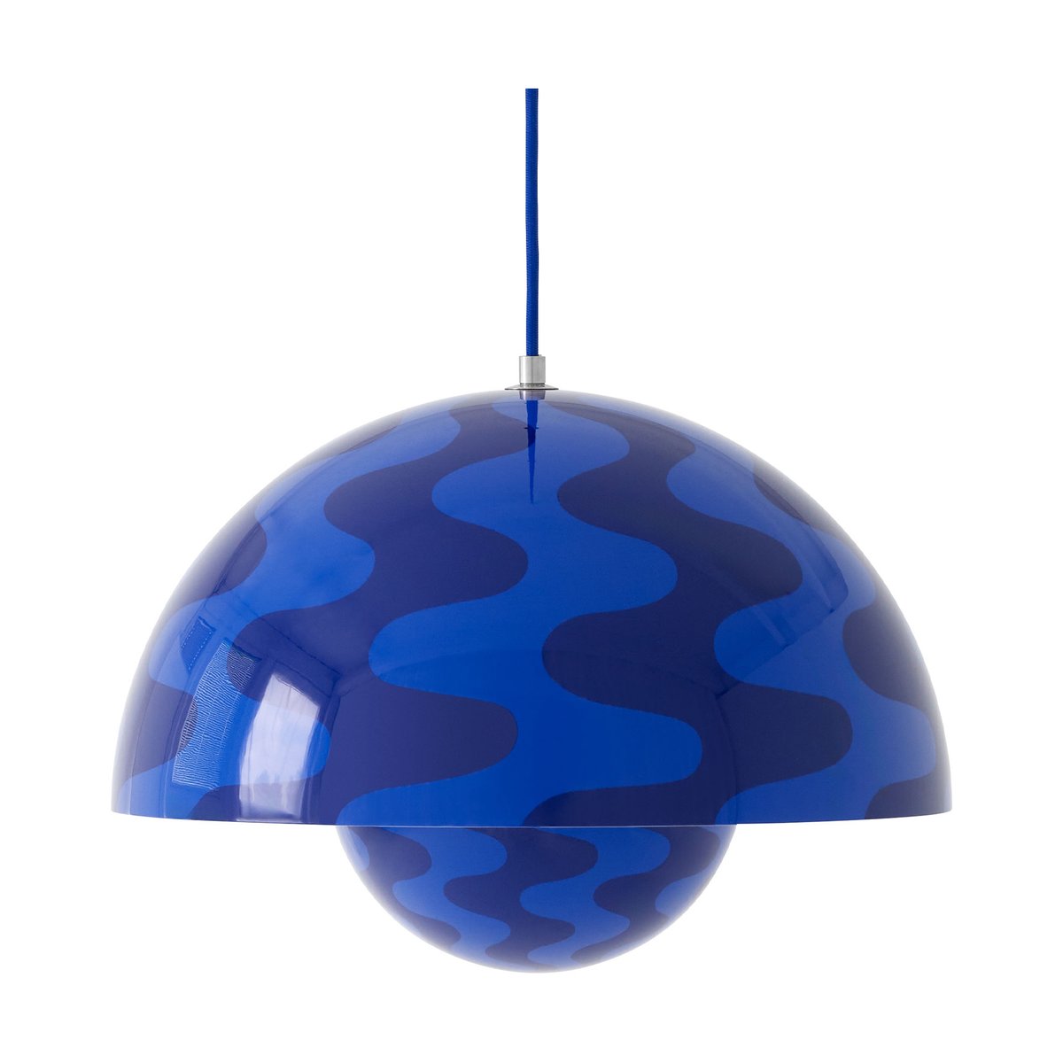 &Tradition Flowerpot VP7 riippuvalaisin Cobalt blue-Twilight blue