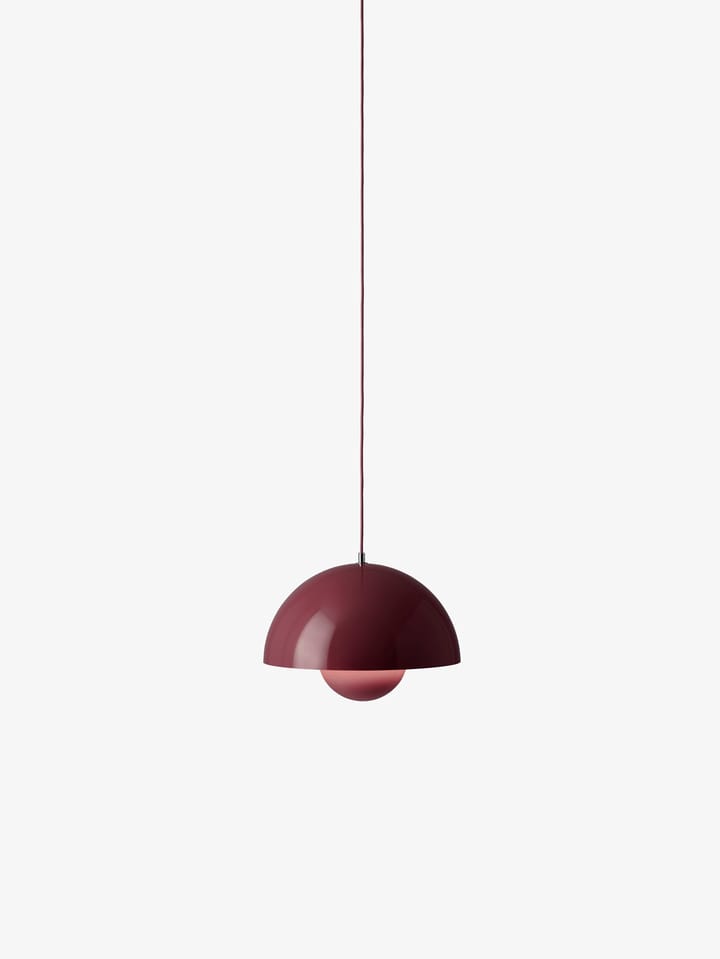 Flowerpot VP7 riippuvalaisin, Dark plum &Tradition