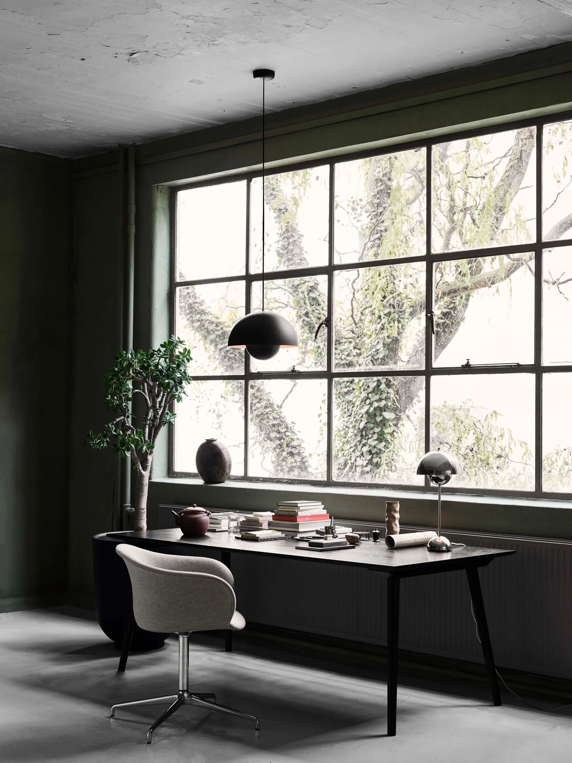 Flowerpot VP7 riippuvalaisin, Mattamusta &Tradition