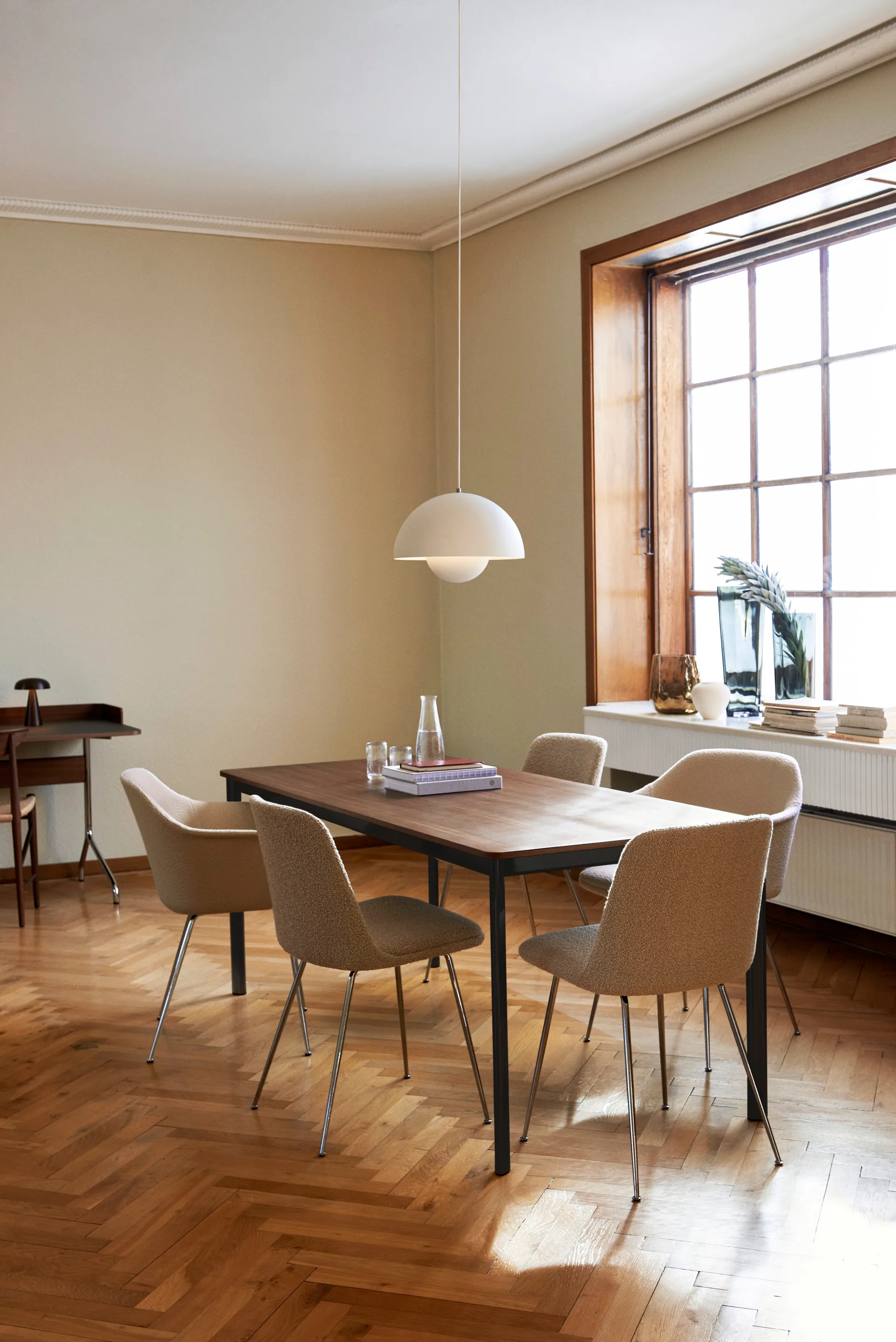 Flowerpot VP7 riippuvalaisin, Mattavalkoinen &Tradition