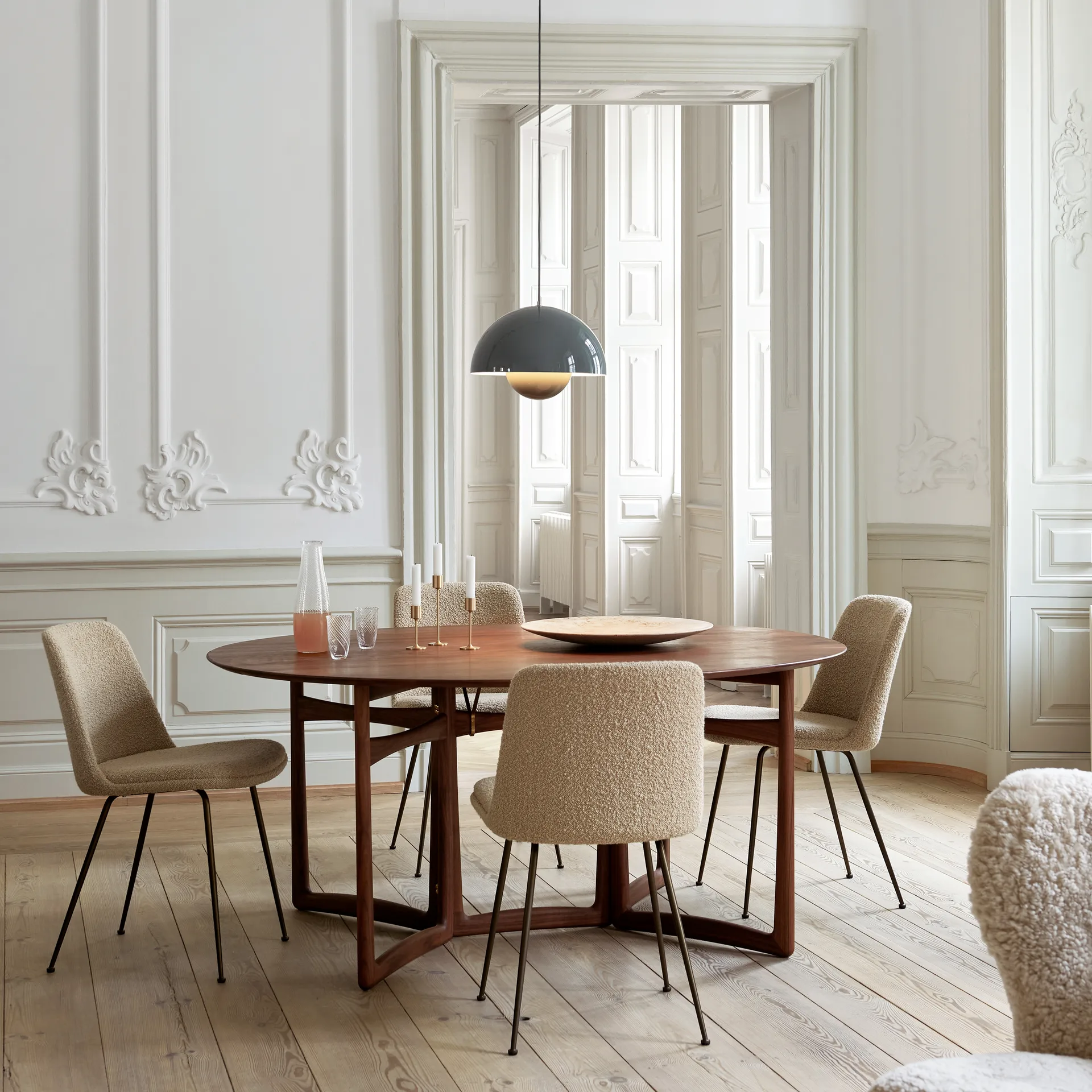 Flowerpot VP7 riippuvalaisin, Stone blue &Tradition