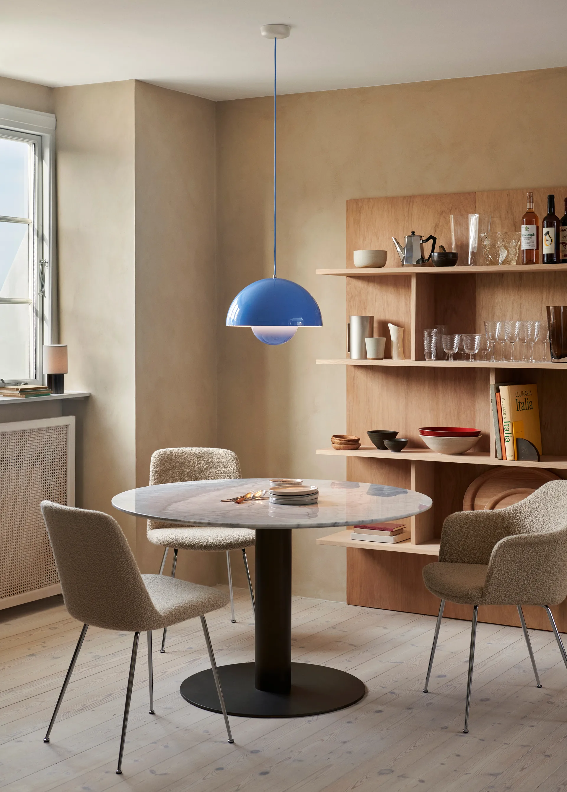 Flowerpot VP7 riippuvalaisin, Swim blue &Tradition