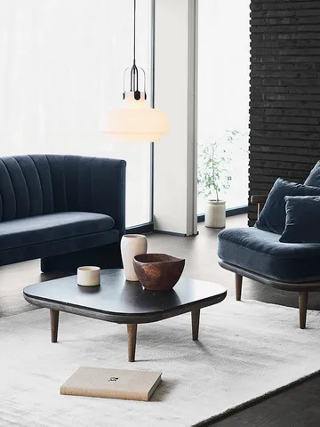 Fly pöytä SC4 - Savutammi, öljytty + musta marmori - &Tradition