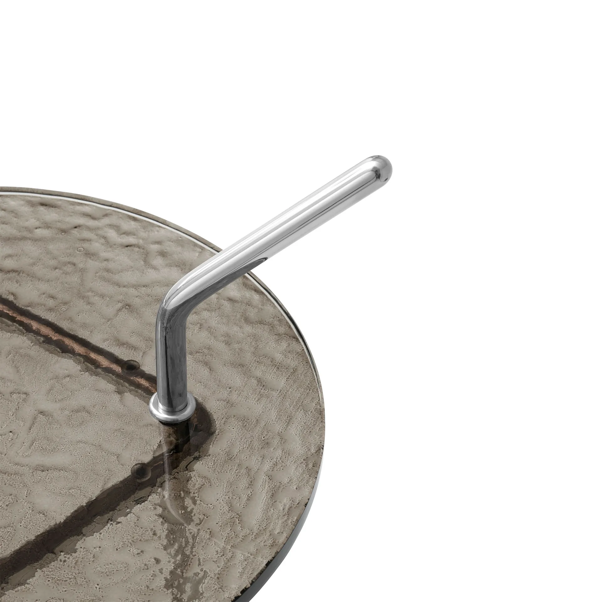 Halten SH9 sivupöytä, Smoked glass-stainless steel &Tradition