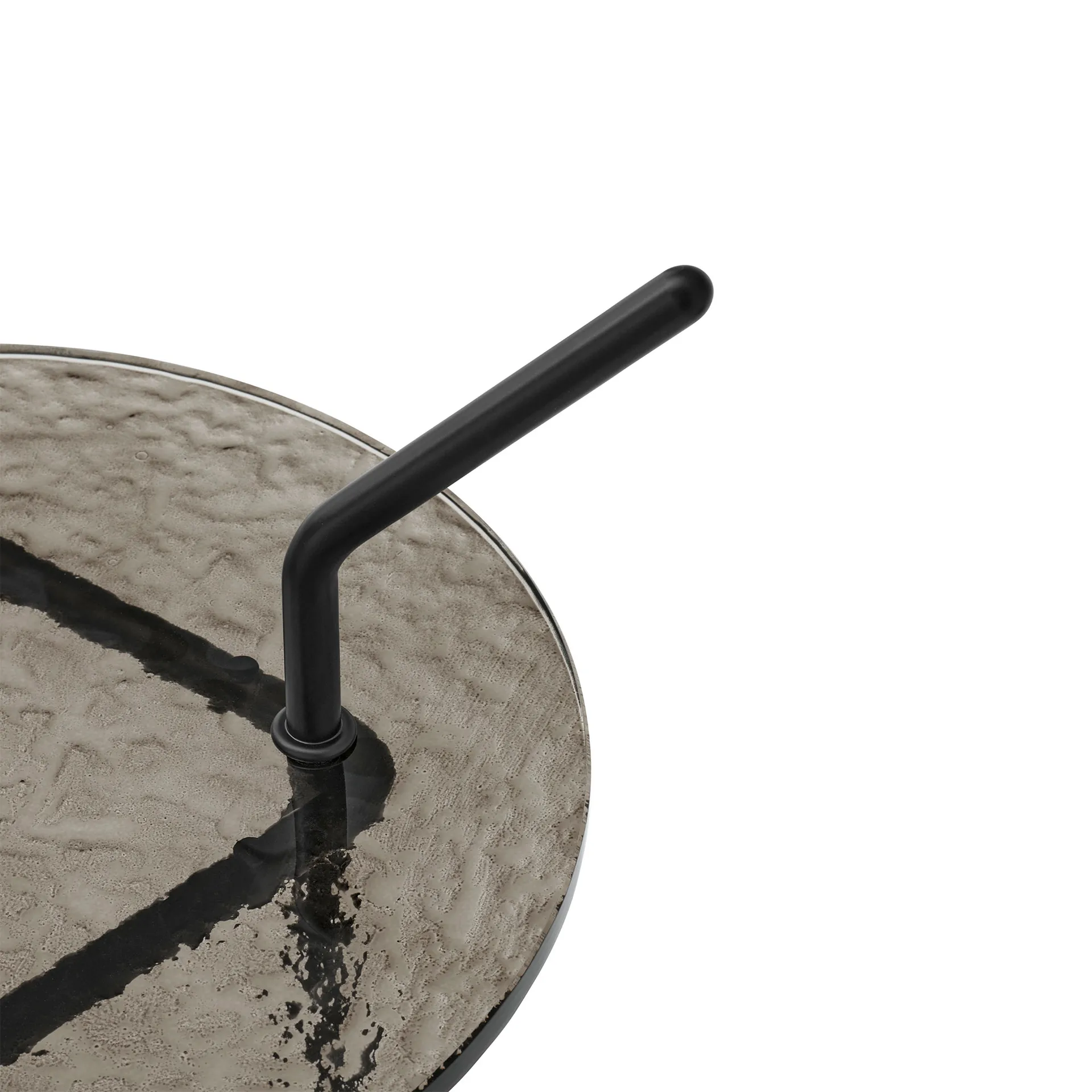 Halten SH9 sivupöytä, Smoked glass-warm black &Tradition