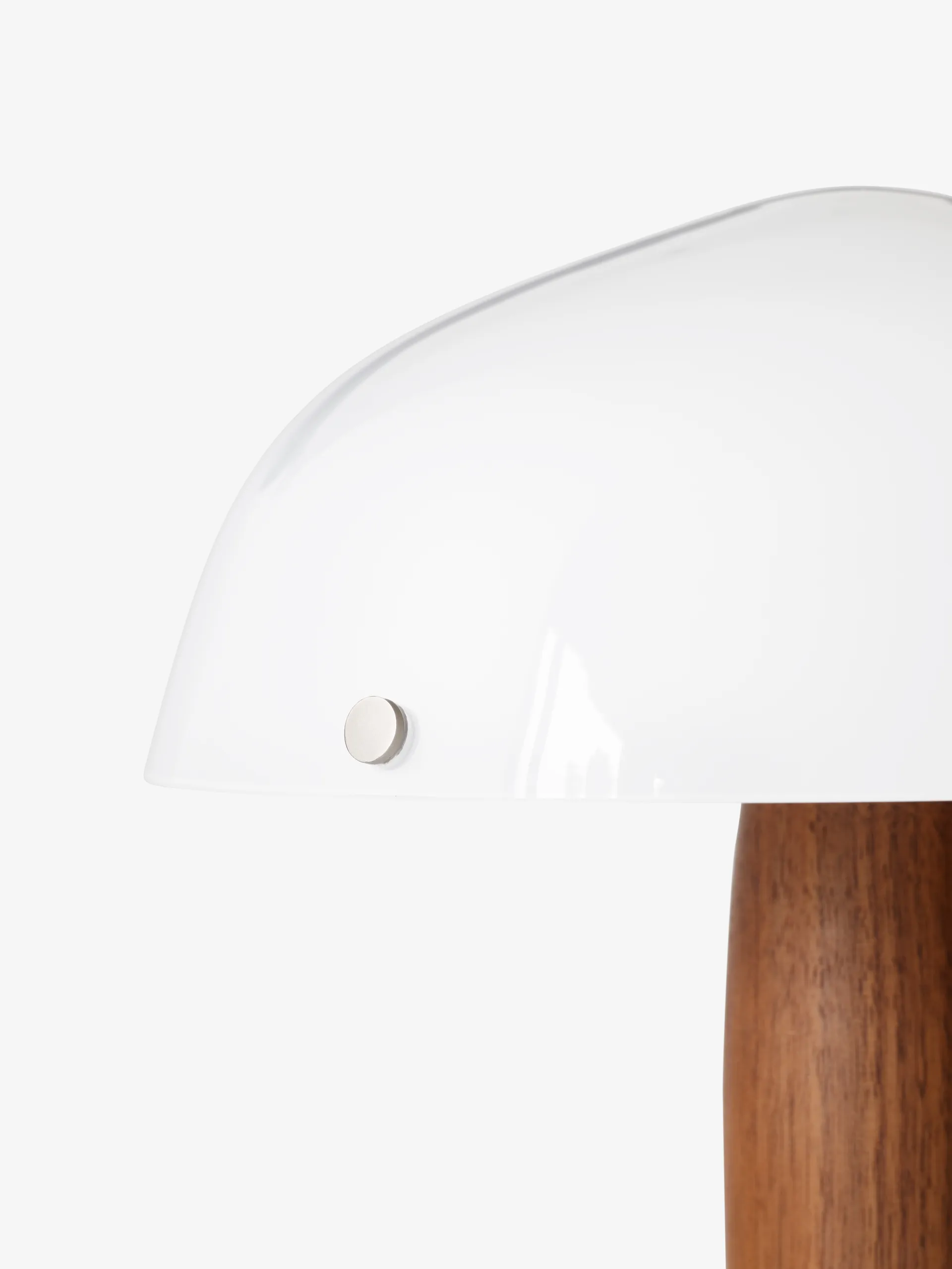 Herman SHY3 -pöytävalaisin, walnut & cream marble, tekstiilijohto &Tradition