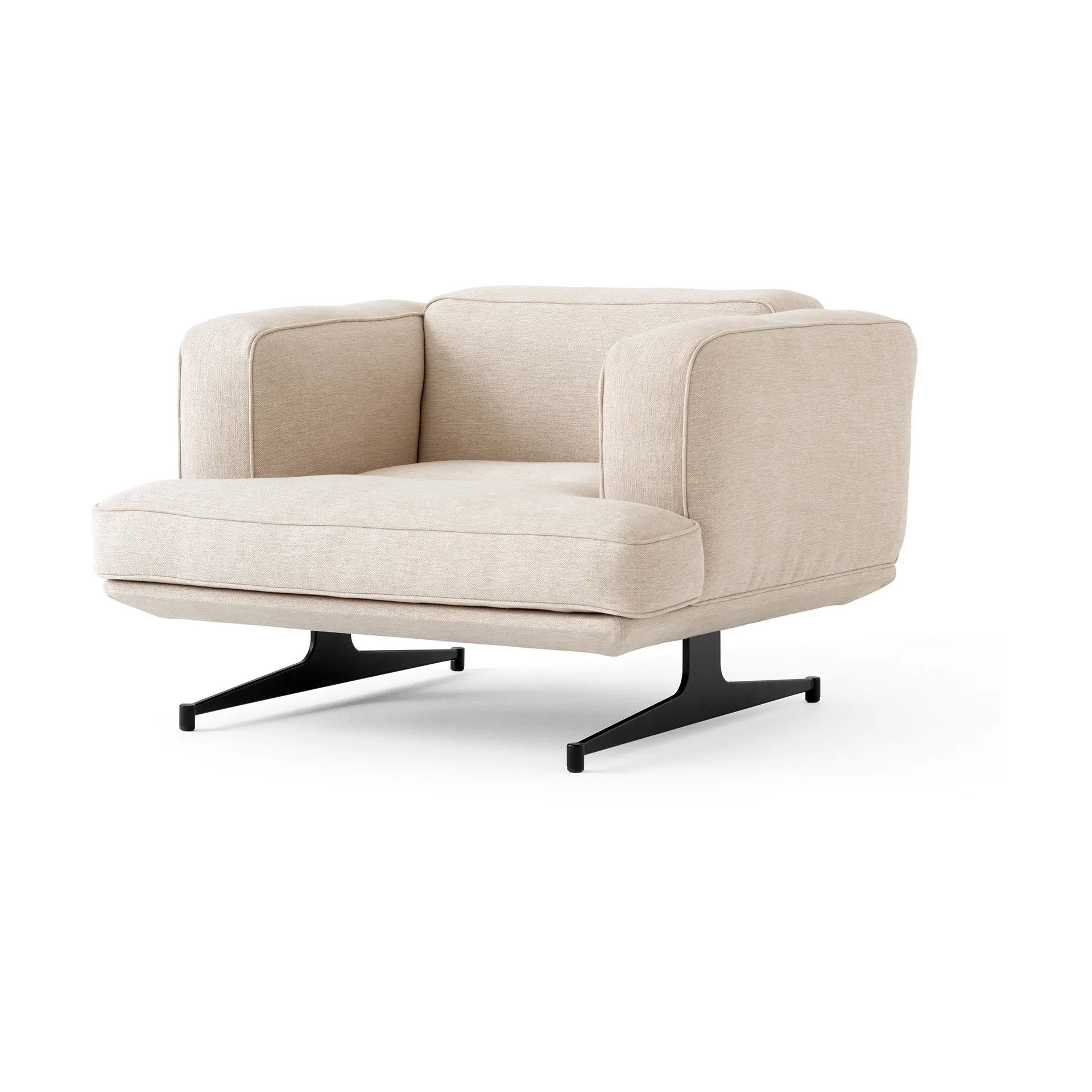 Inland AV21 nojatuoli, Clay 0011-warm black &Tradition