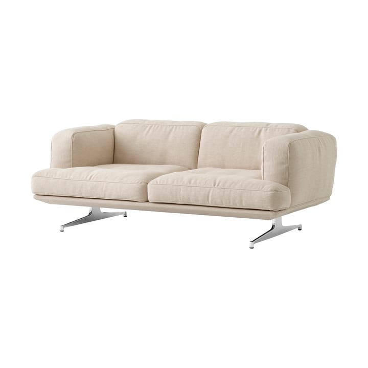 Inland AV22 sohva 2-paikkainen - Clay 0011-polished aluminium - &Tradition