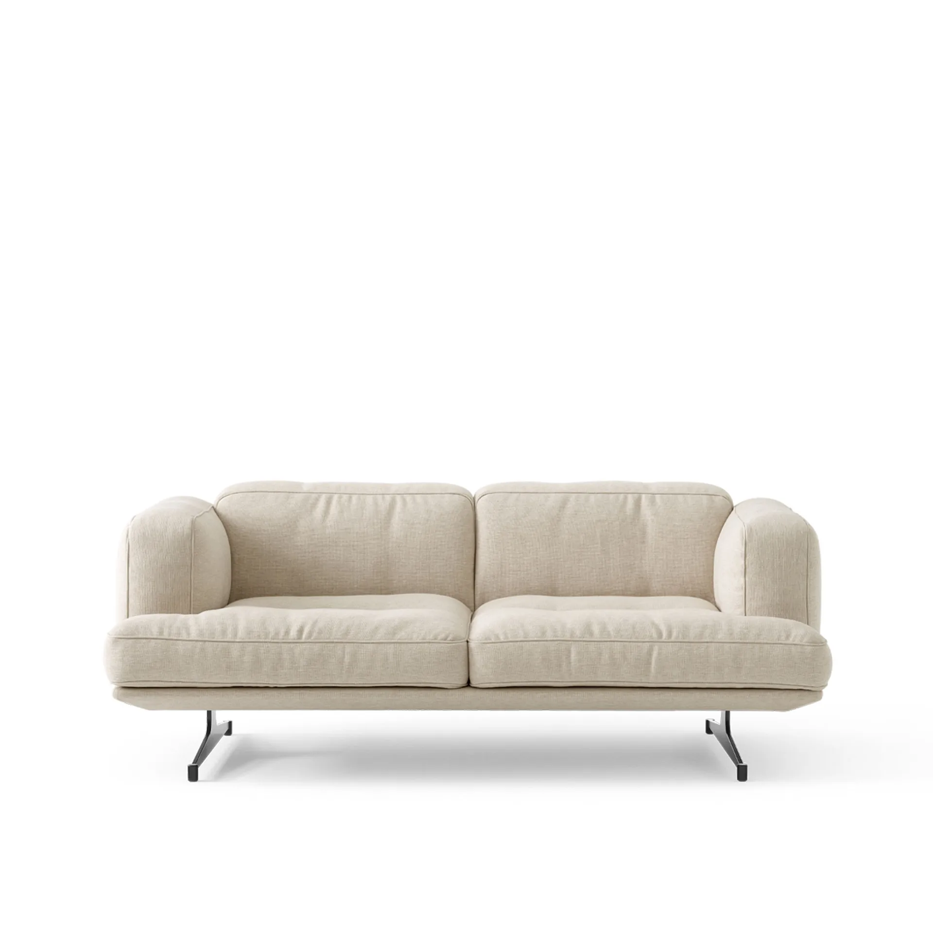 Inland AV22 sohva 2-paikkainen, Clay 0011-warm black &Tradition