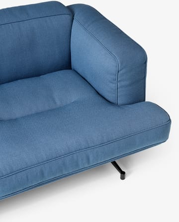 Inland AV23 3-istuttava sohva - Vidar 4 Denim Blue 733-mustat jalat - &Tradition