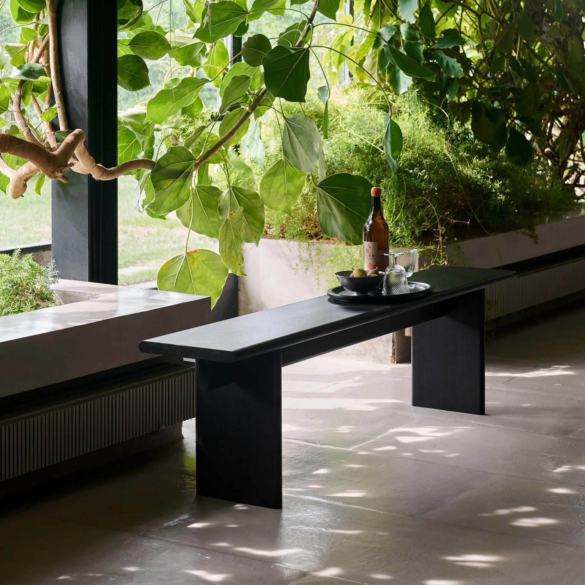 Ita OS5 penkki 170 cm, Dark stained oak &Tradition