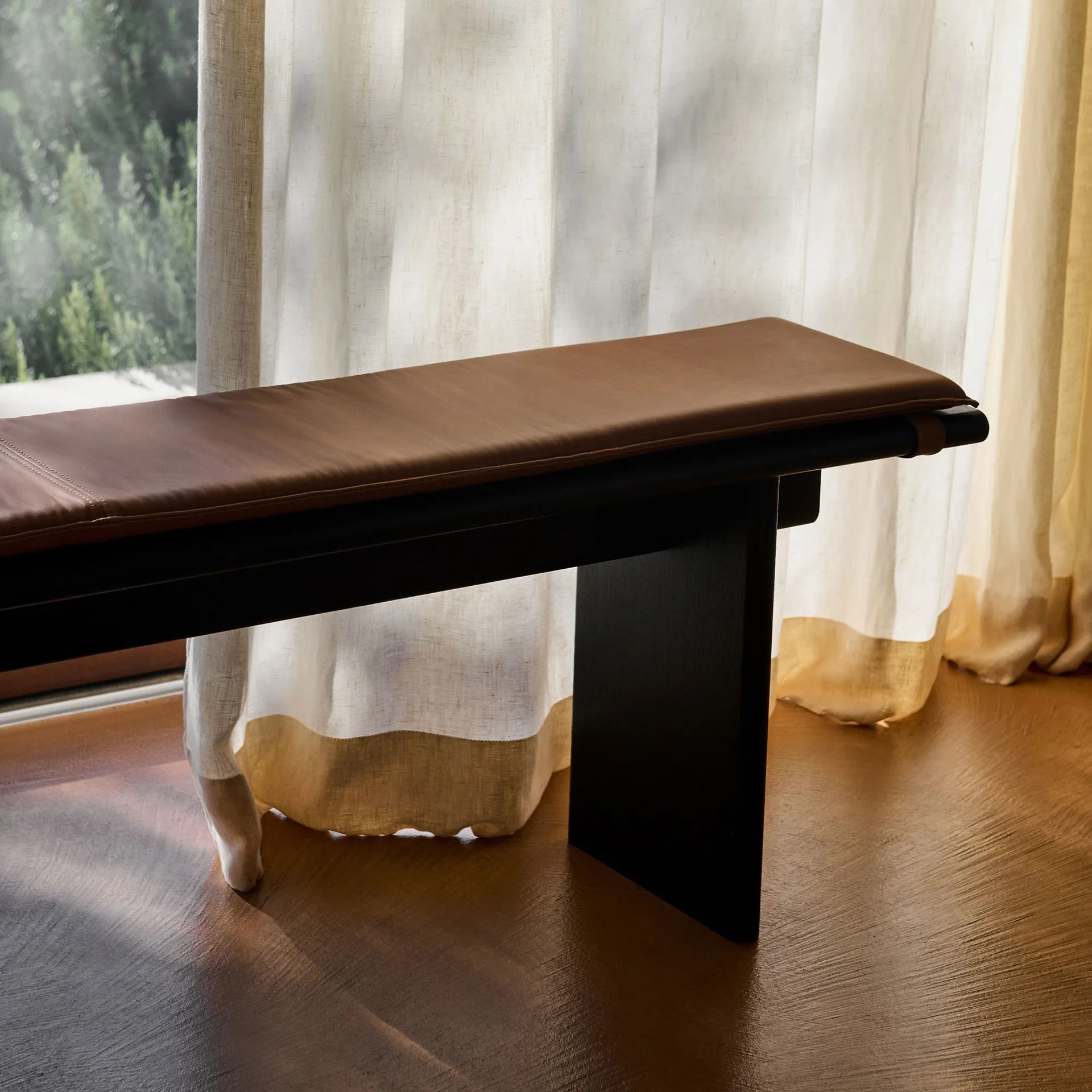 Ita OS5 penkki 170 cm, Dark stained oak &Tradition