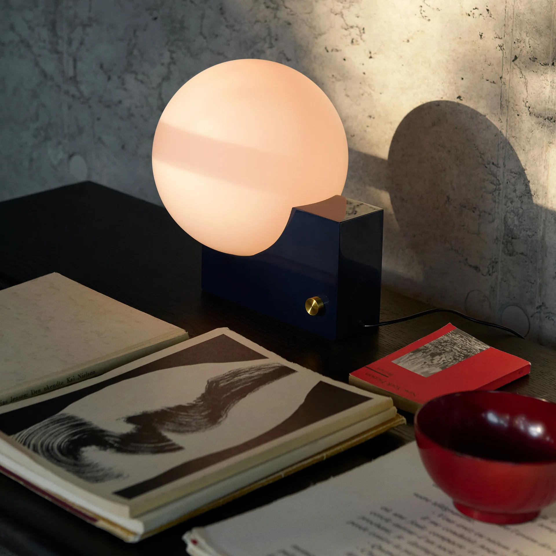 Journey SHY1 -pöytävalaisin, Steel blue &Tradition