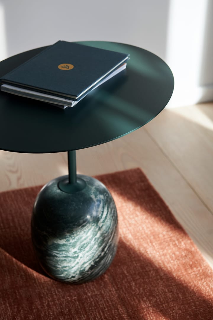 Lato LN9 -sivupöytä, Deep Green-Verde Alpi Marble &Tradition