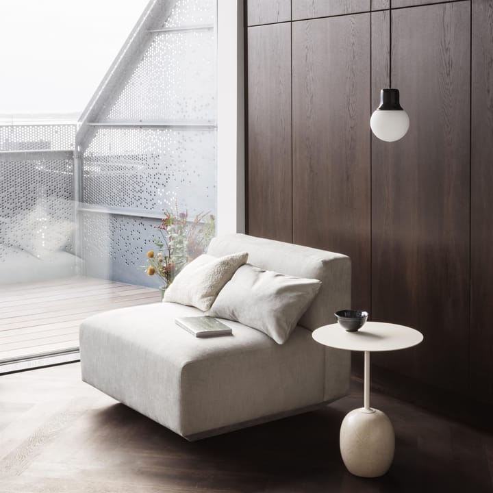 Lato pöytä LN8 - Ivory white-Crema diva marble - &Tradition