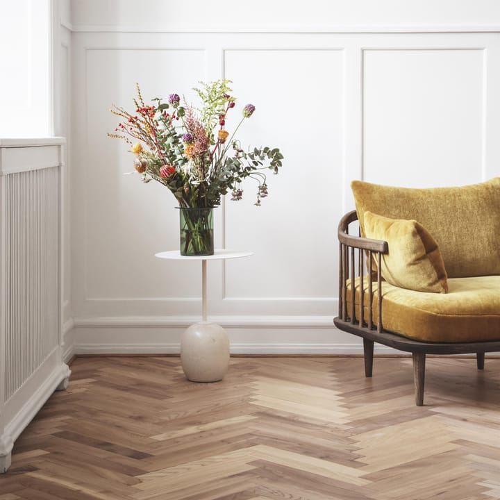 Lato pöytä LN8 - Ivory white-Crema diva marble - &Tradition