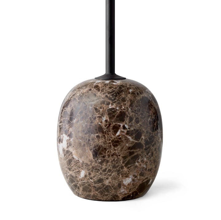 Lato pöytä LN8 - Lacquered walnut-Emperador marble - &Tradition