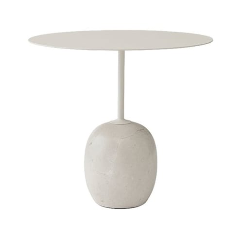 Lato pöytä LN8 - valkoinen-valkoinen marmori - &Tradition