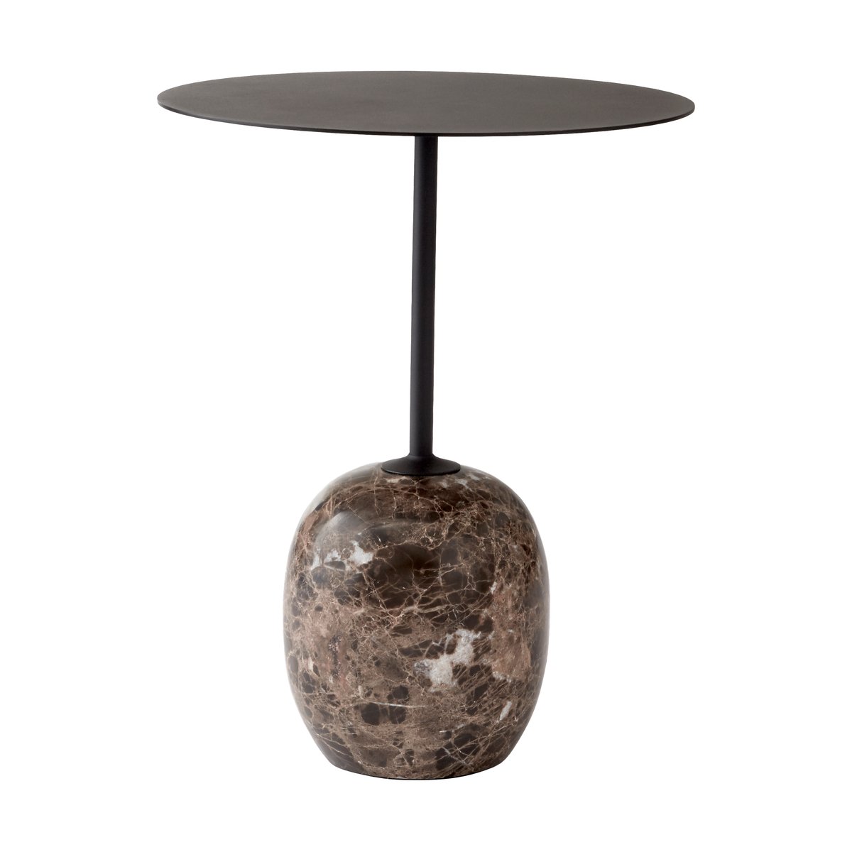 &Tradition Lato pöytä LN8 Warm black-Emparador marble