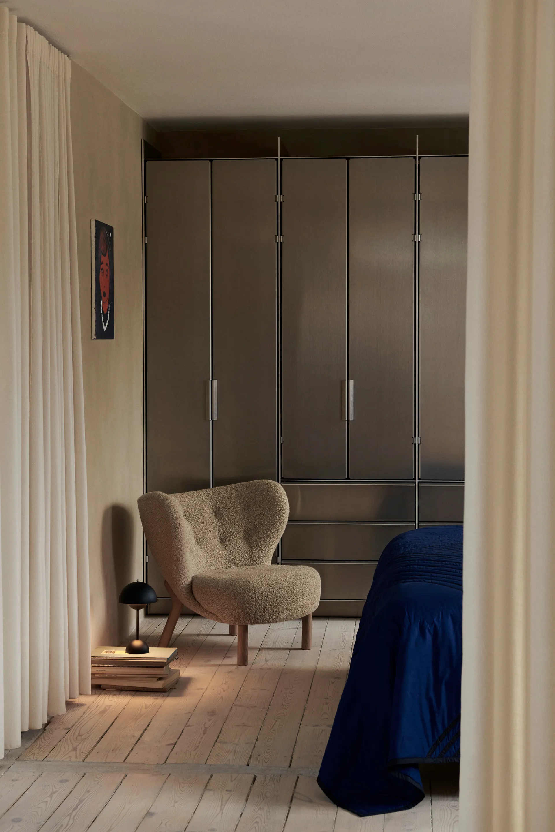 Little Petra VB1 -nojatuoli, Valkoöljytty tammi-Karakorum &Tradition