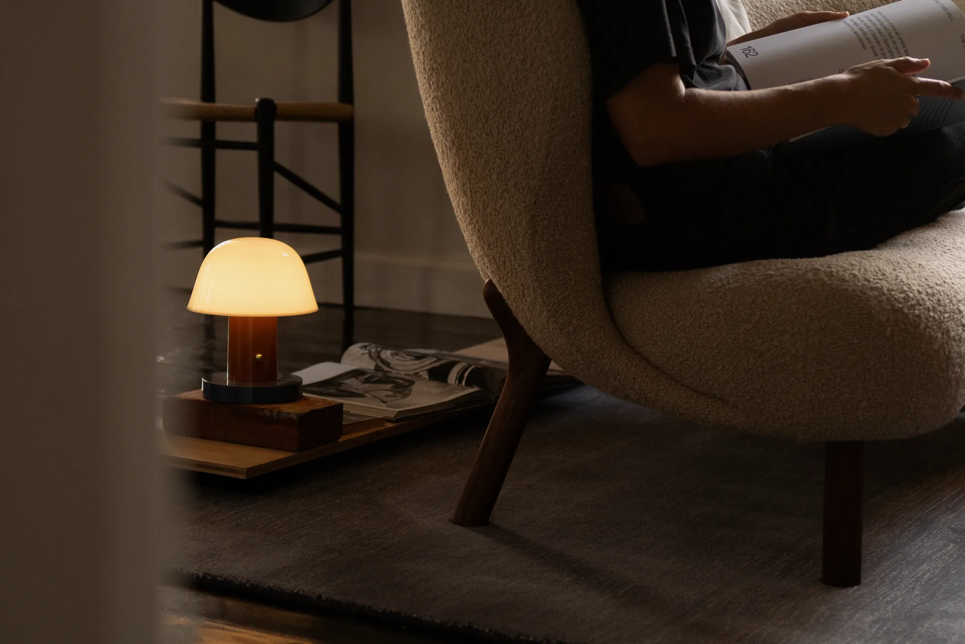 Little Petra VB2 -sohva, Valkoöljytty tammi-Moonlight &Tradition