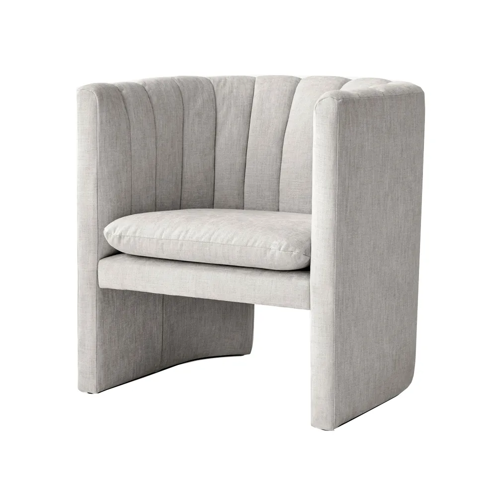 Loafer SC23 -nojatuoli, Kangas maple 112 light grey &Tradition