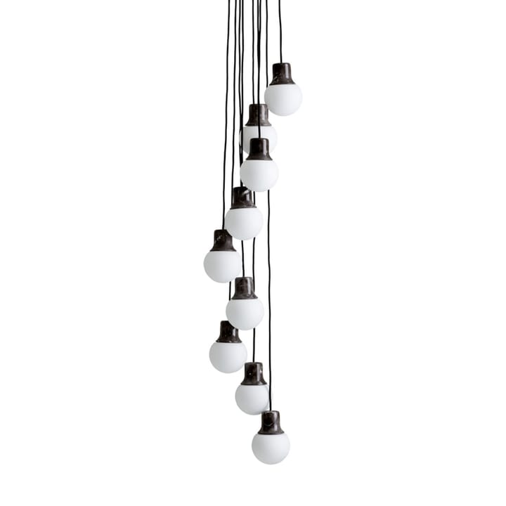 Mass Light NA6 -riippuvalaisin, Musta marmori/valkoinen, nero marquina &Tradition