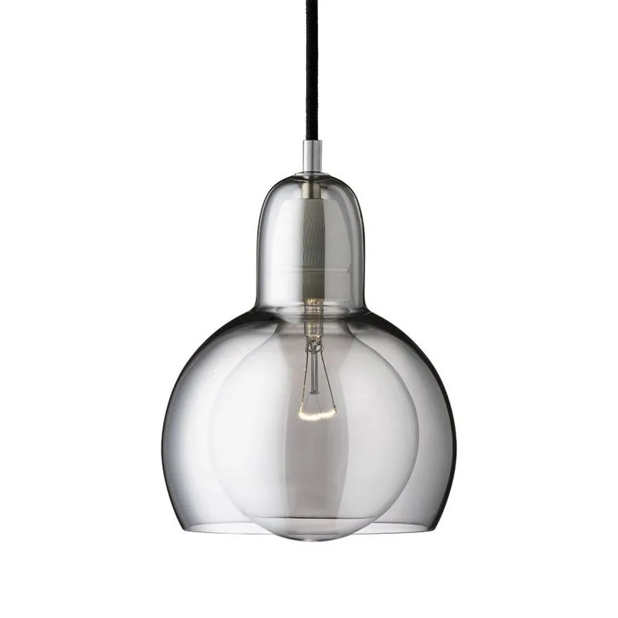 Mega Bulb Silver valaisin, hopea-lasi &Tradition
