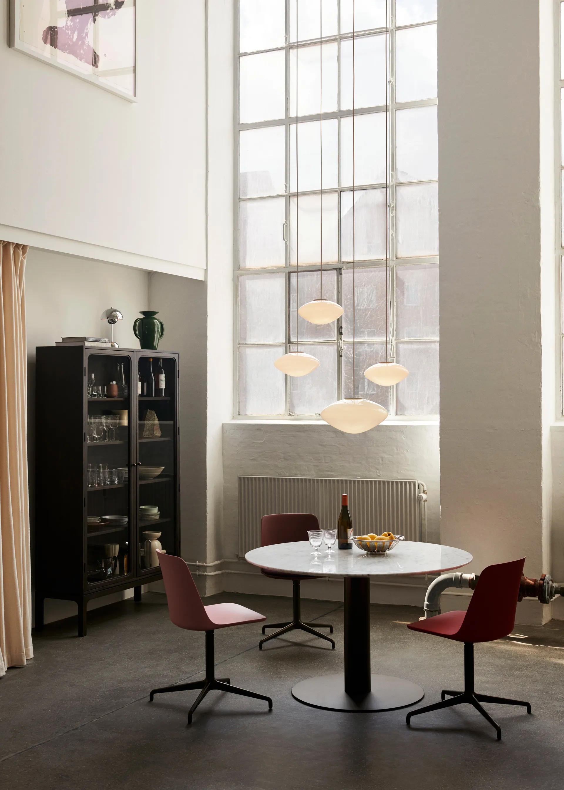 Mist AP16 -kattovalaisin Ø 37 cm, Matt White, Glass &Tradition