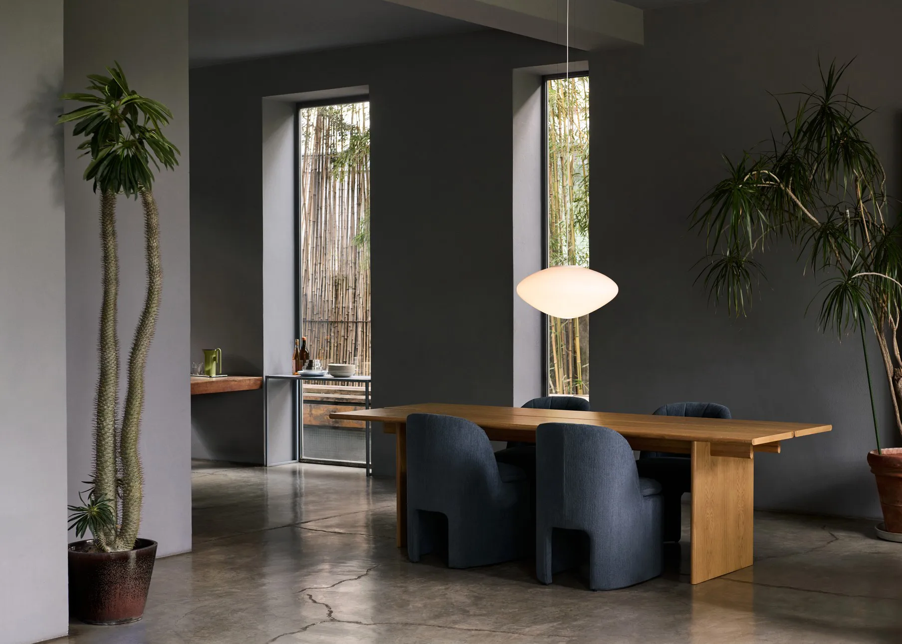 Mist AP20 riippuvalaisin Ø56 cm, White-opal glass &Tradition