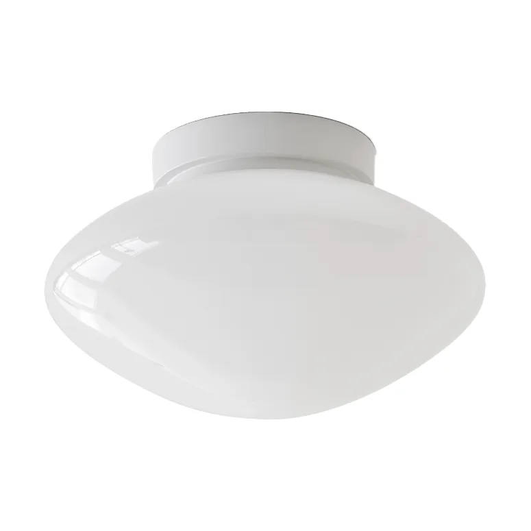 &Tradition Mist AP22 kattovalaisin/seinävalaisin Ø25 cm White-opal glass