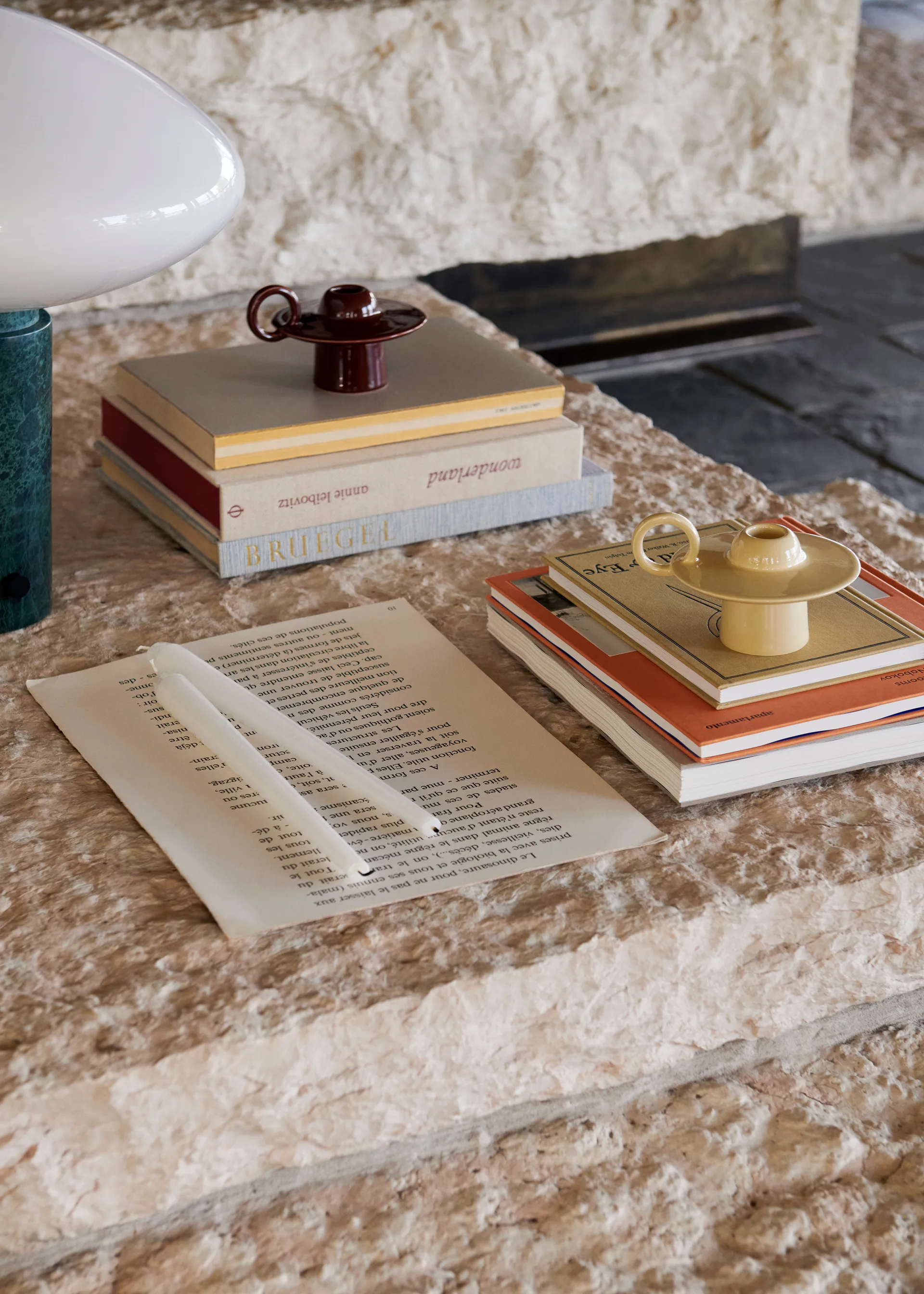 Momento JH39 -kynttilänjalka, Red Brown &Tradition