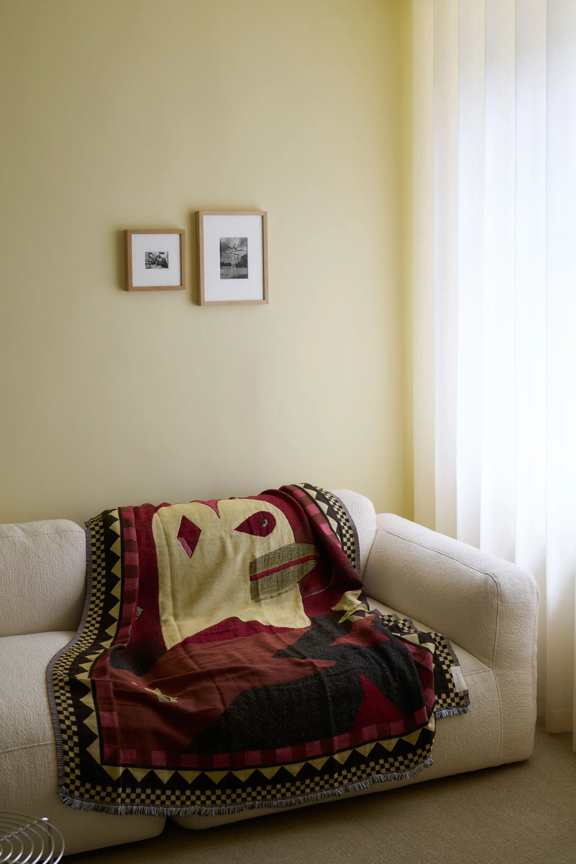 Momento JH46 torkkupeitto 180x130 cm, Red dawn &Tradition