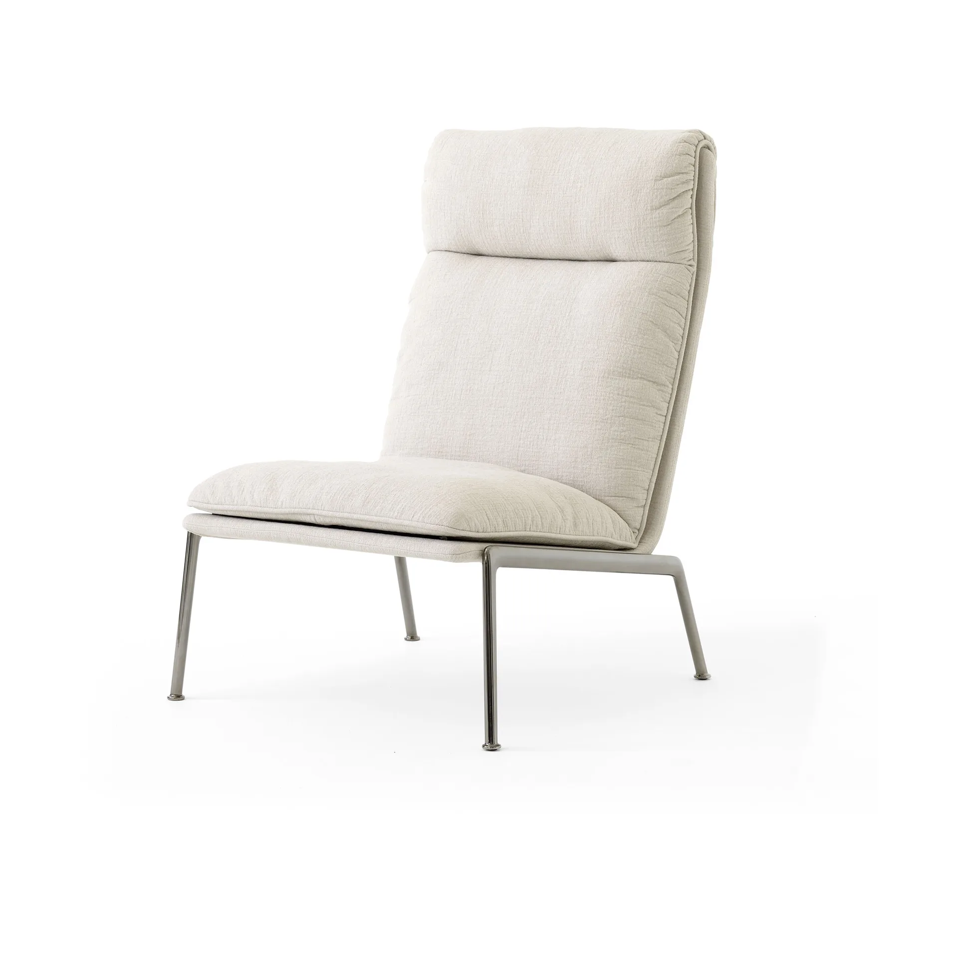 Muno LN16 High back lounge-nojatuoli, Dark chrome-Cifrado 0221 &Tradition