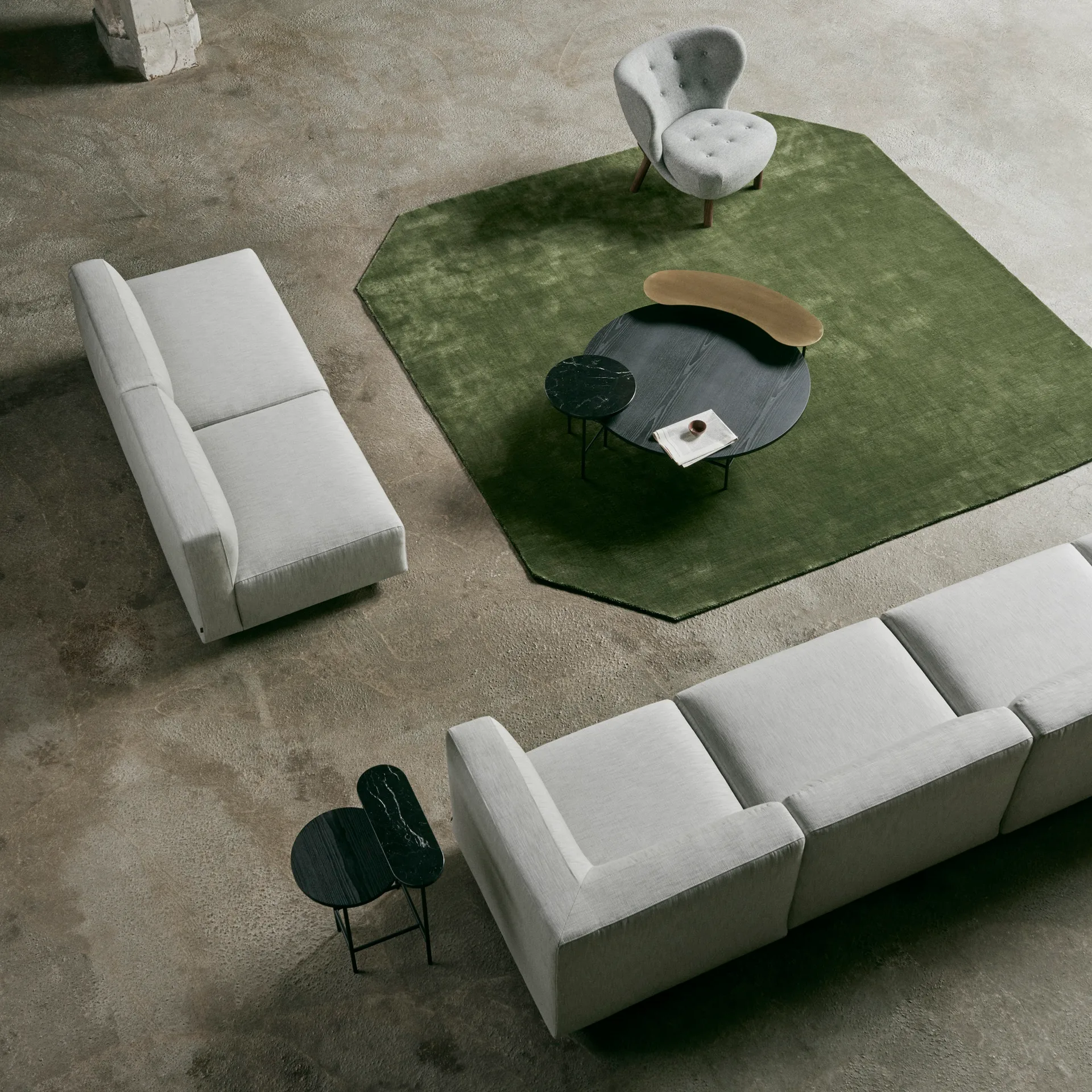 Palette sohvapöytä JH25, Musta-musta &Tradition