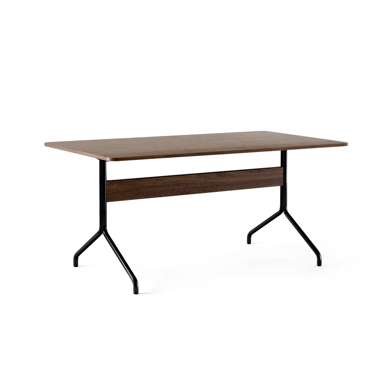 &Tradition Pavilion dining table AV18 160 x 90 cm Walnut-black frame