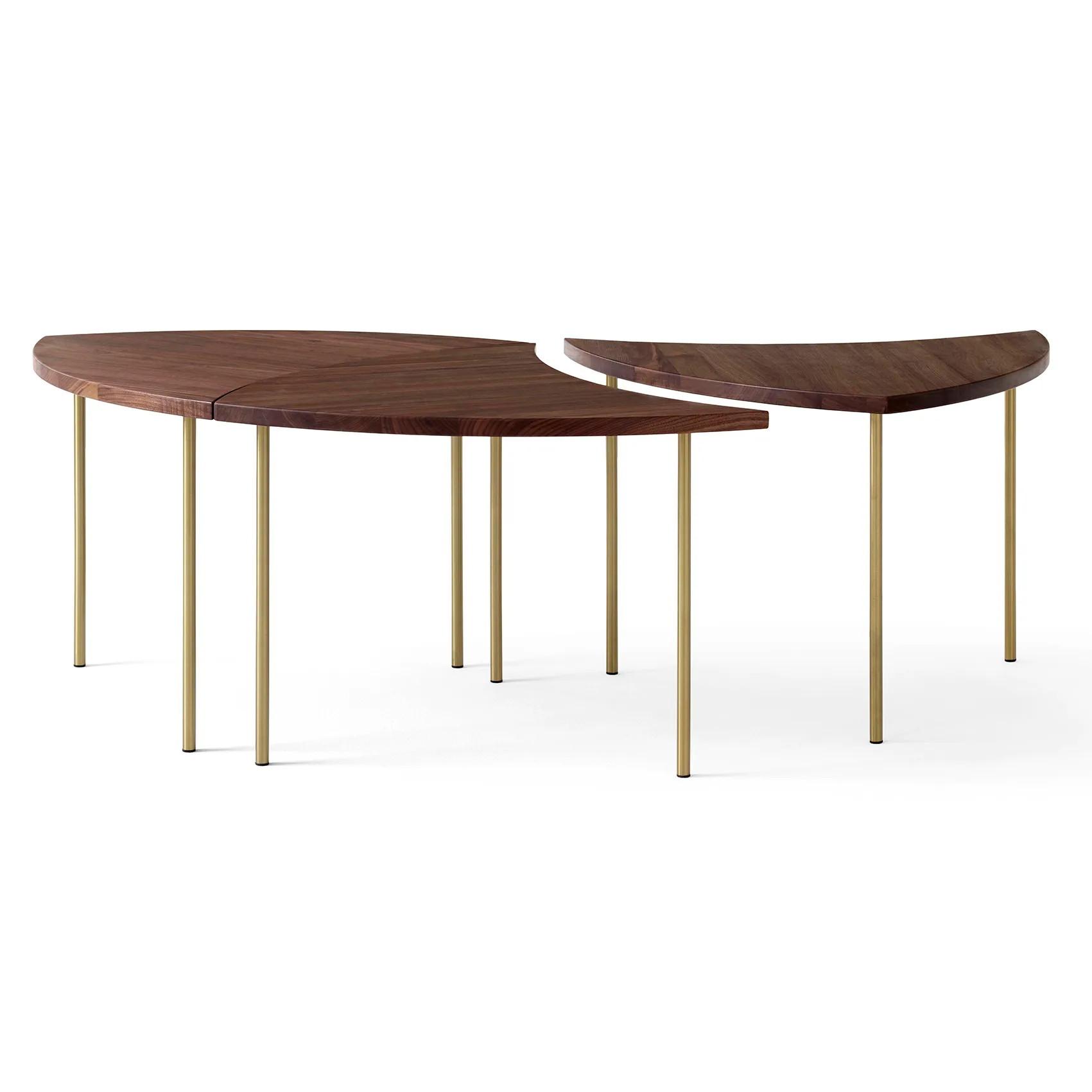 Pinwheel sivupöytä HM7, Saksanpähkinä &Tradition