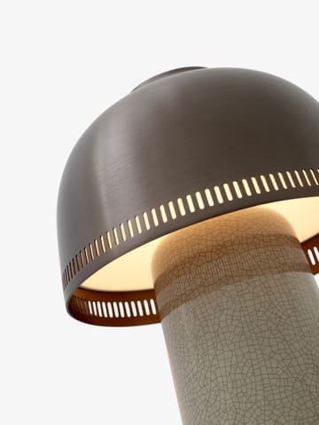 Raku SH8 -pöytävalaisin - Beige Grey & Bronze - &Tradition