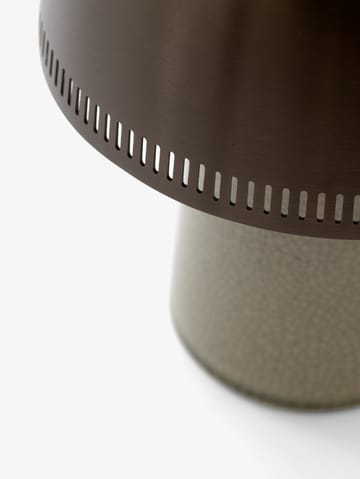 Raku SH8 -pöytävalaisin - Beige Grey & Bronze - &Tradition
