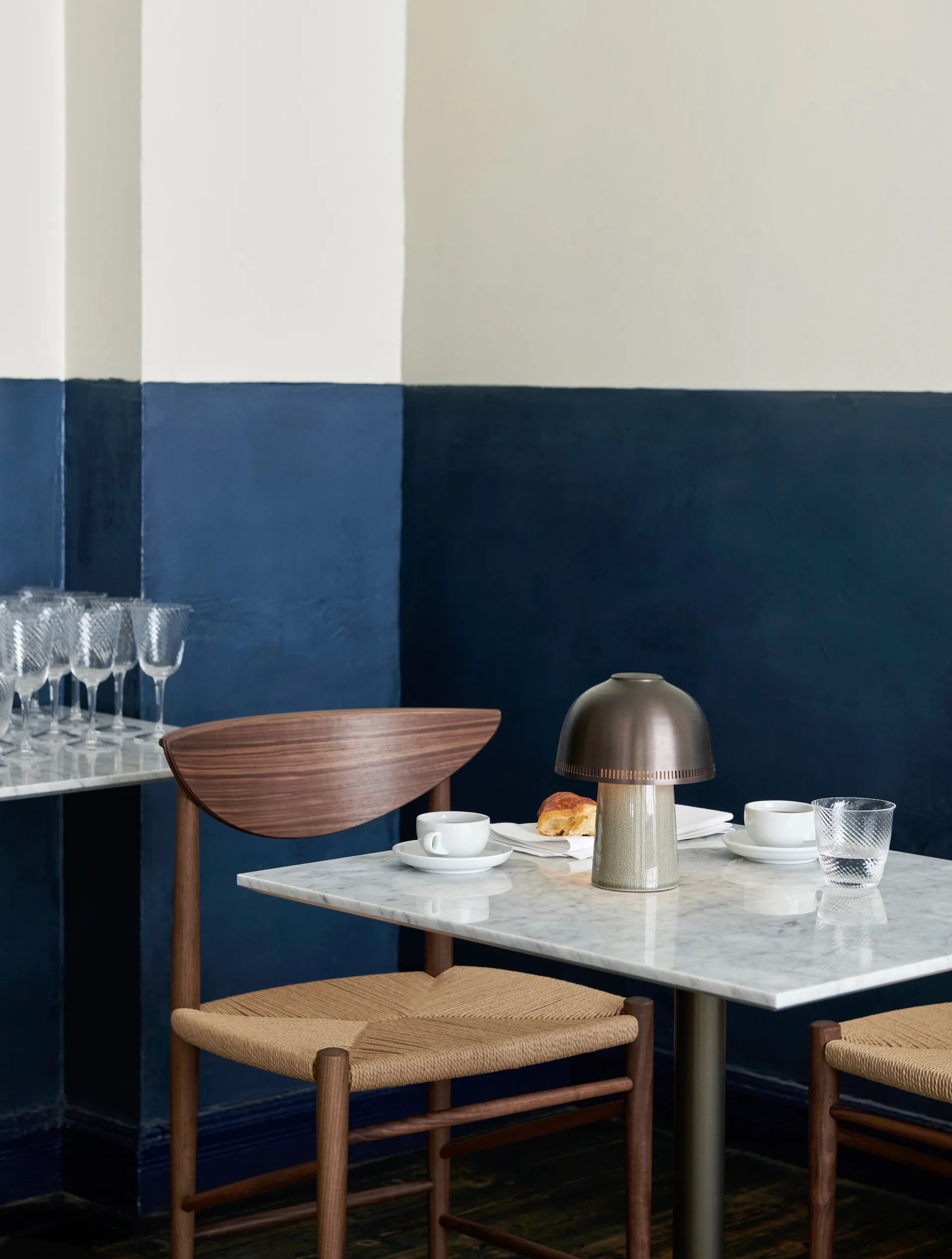 Raku SH8 -pöytävalaisin, Beige Grey & Bronze &Tradition