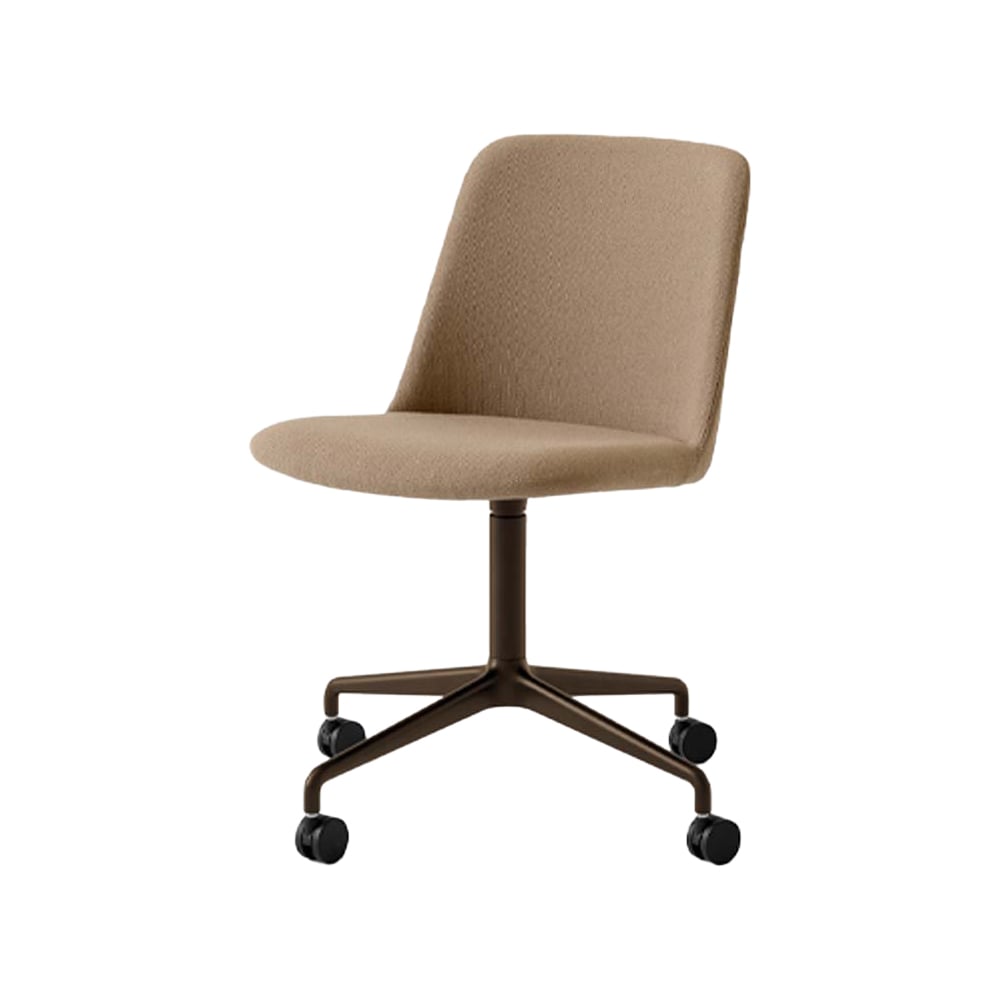 &Tradition Rely HW23 -toimistotuoli Kangas hallingdal 224 peanut, pronssattu runko
