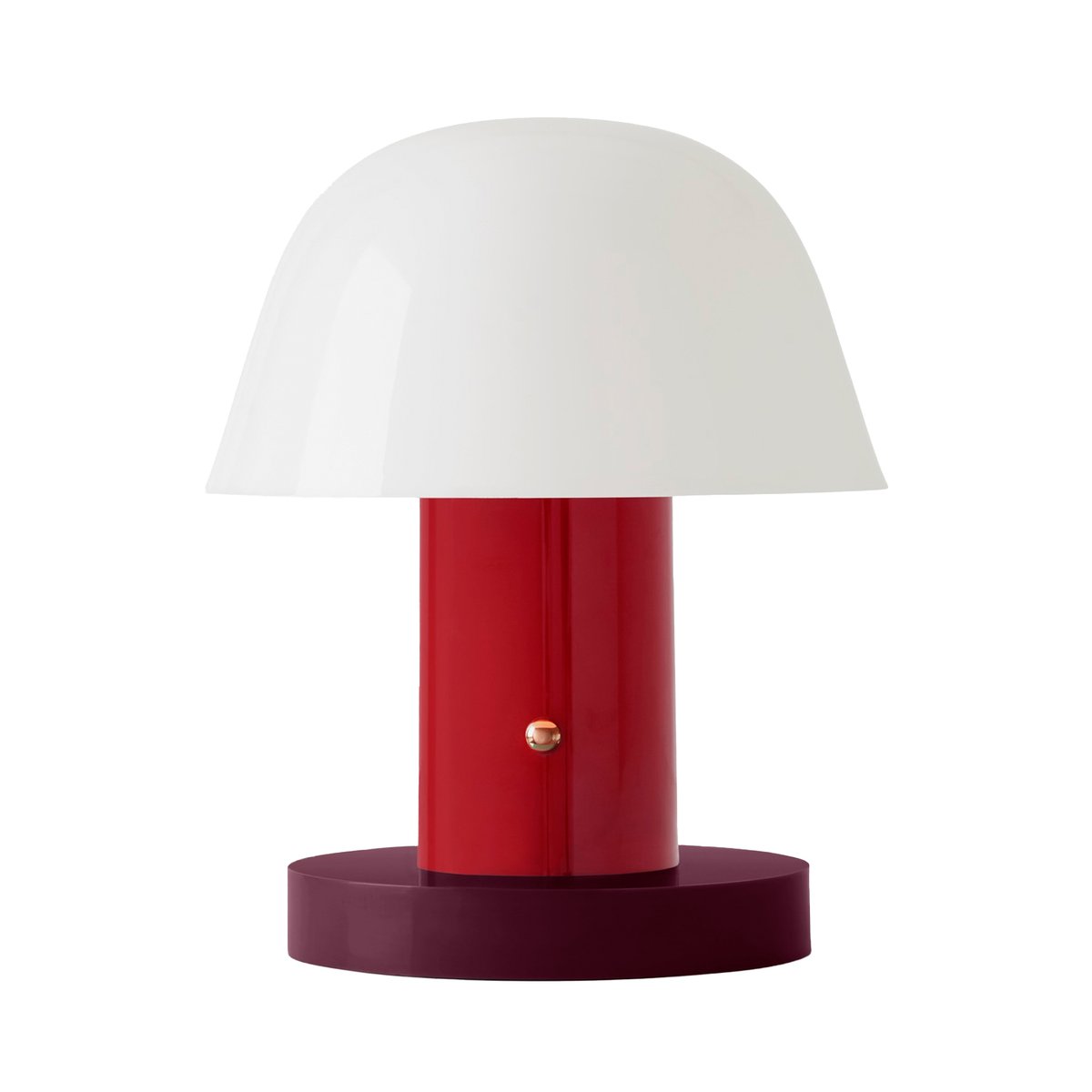 &Tradition Setago JH27 -pöytälamppu Maroon-grape | Skandinaavinen Sisustus | Pöytävalaisimet | Punainen